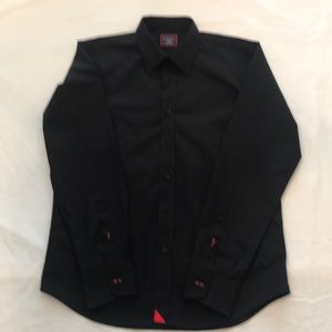 Untuckit Men’s Black Slim fit shirt SZ M